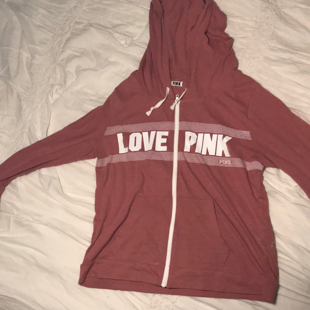 Pink hoodie